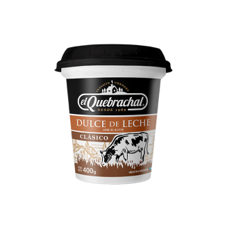 Dulce de leche clásico "El Quebrachal" x 400gr sin tacc