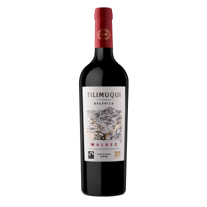 Vino Malbec orgánico "Tilimuqui" x 750ml.