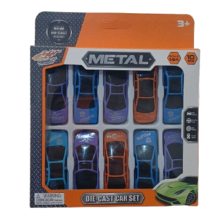 Autos de metal x 10 "Faidy" "La Rana"