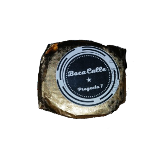 Alfajor de dulce de leche bañado en chocolate negro "Boca Calle"