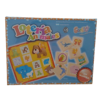 Juego de Lotería Animales "Gordillo" "La Rana"