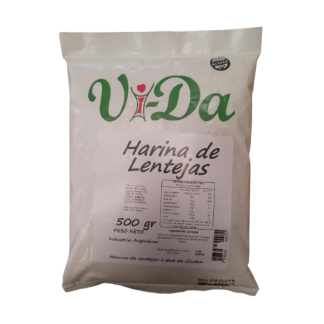 Harina de lentejas sin tacc"Vi-Da" x 500gr