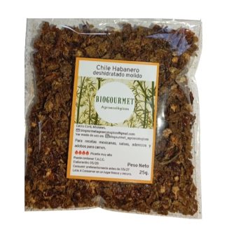 Chile habanero picante molido "Biogourmet" x 25gr