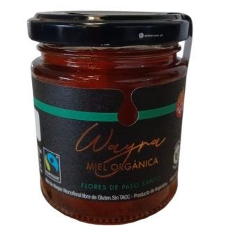 Miel orgánica flores de palo santo "Wayra" x 250gr
