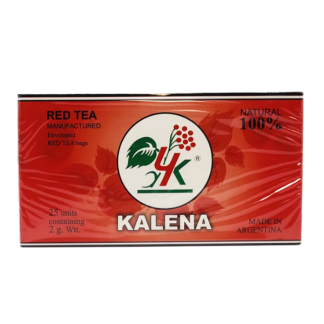 Té rojo en saquitos "Kalena" Alimentos Coop x 25 unidades