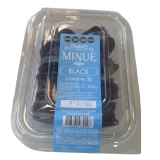 Alfajores Black "Minue" bandeja x 250gr aprox
