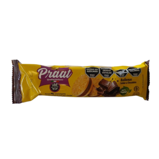 Galletitas rellenas de vainilla con chocolate "Praat" x 90 gr