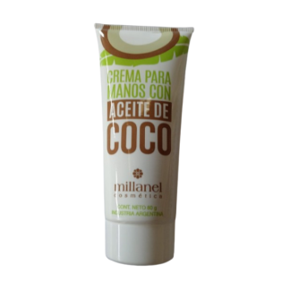 Crema para manos con aceite de coco "Millanel" x 80gr