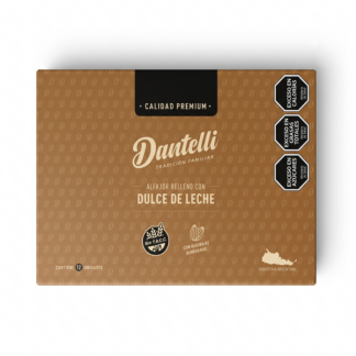 Caja Alfajor "Dantelli" premium con harina de almendras